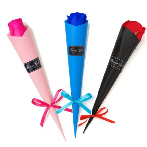 CORBAS FLOR ROSA RAMO IND MOD A142 x 1u